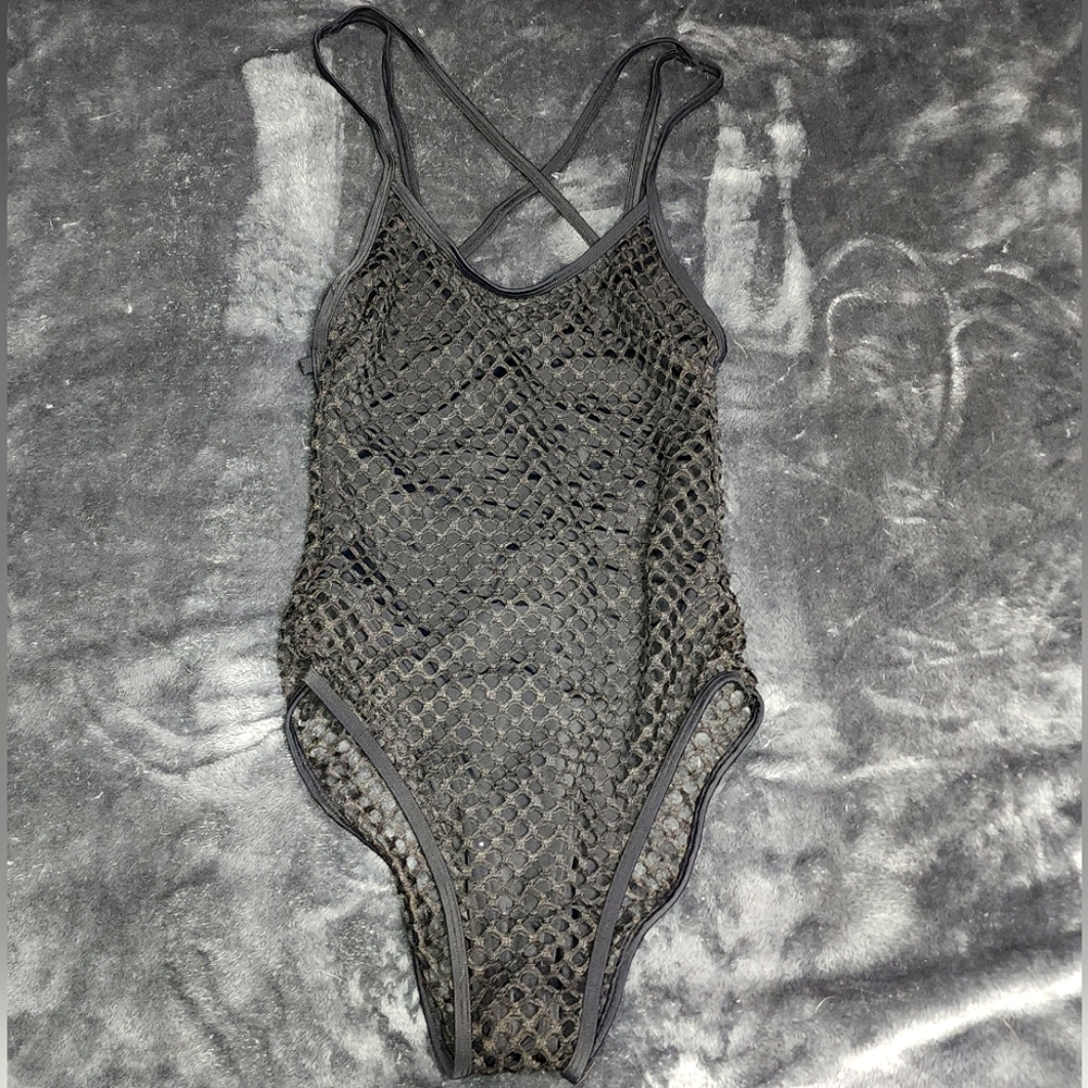 Killstar 'Goddess One Piece' Fishnet Bodysuit/Monokini - Rare, SOLD OUT - XS
